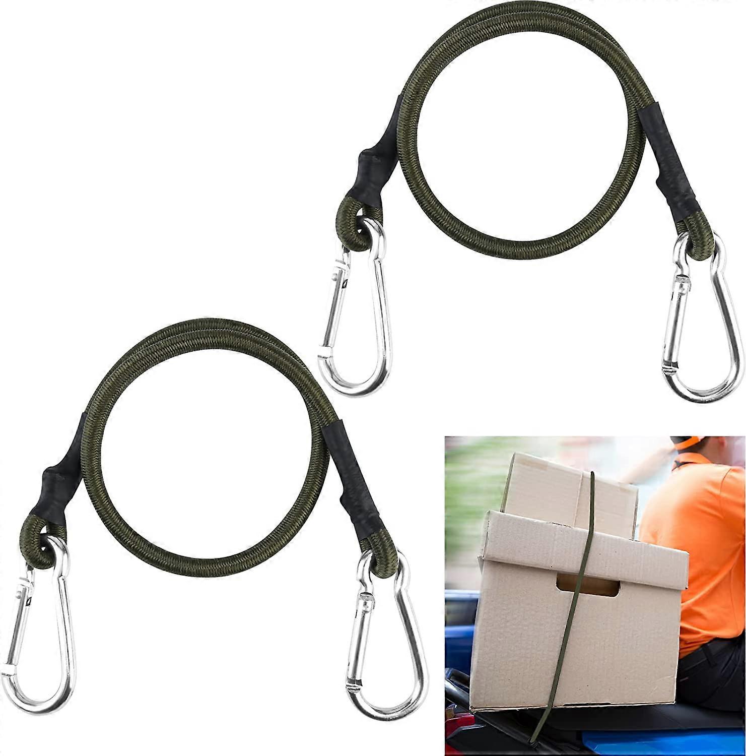 Bungee Cord with Snap Hook 60 cm, 2 Pieces Expander with HookOutdoor 8 mm