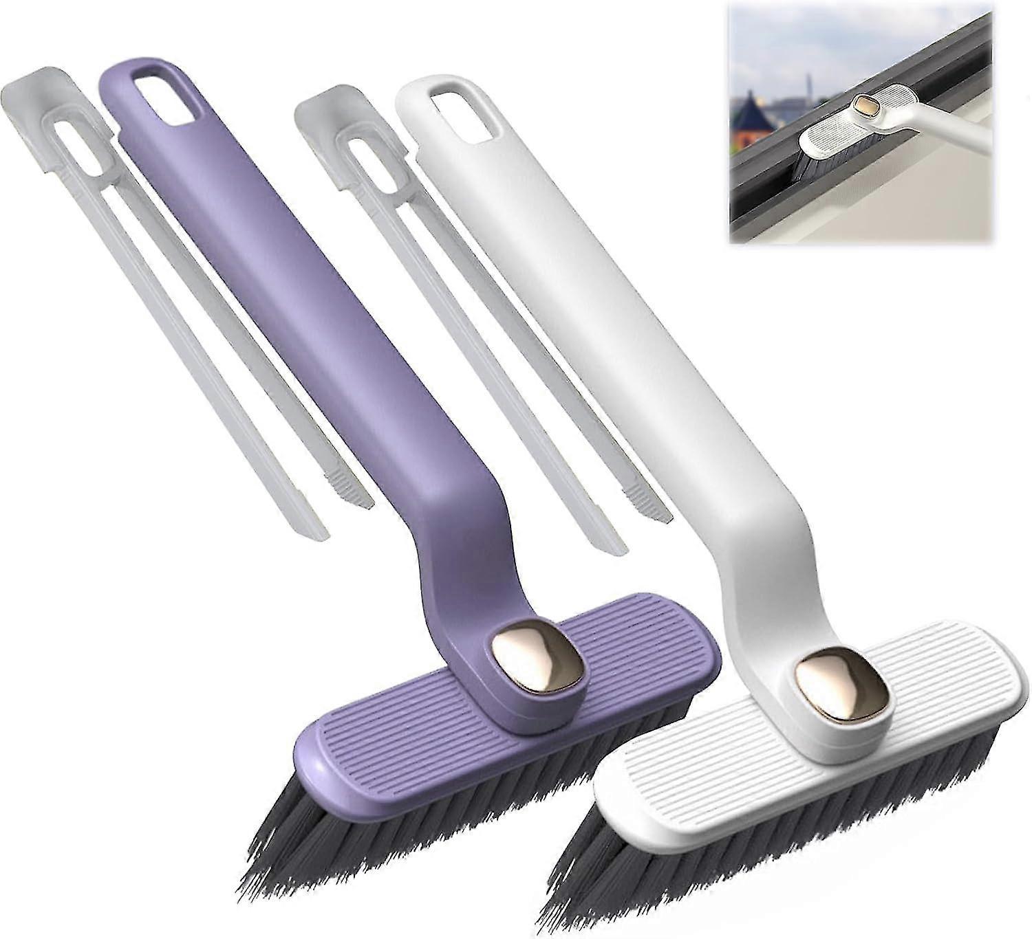 Multi-function Rotating Crevice Cleaning Brush, 360rotating Cleaning Brush, Hard Crevice Cleaning Brush Gap Cleaning Brush For Window Bathroom Kitchen