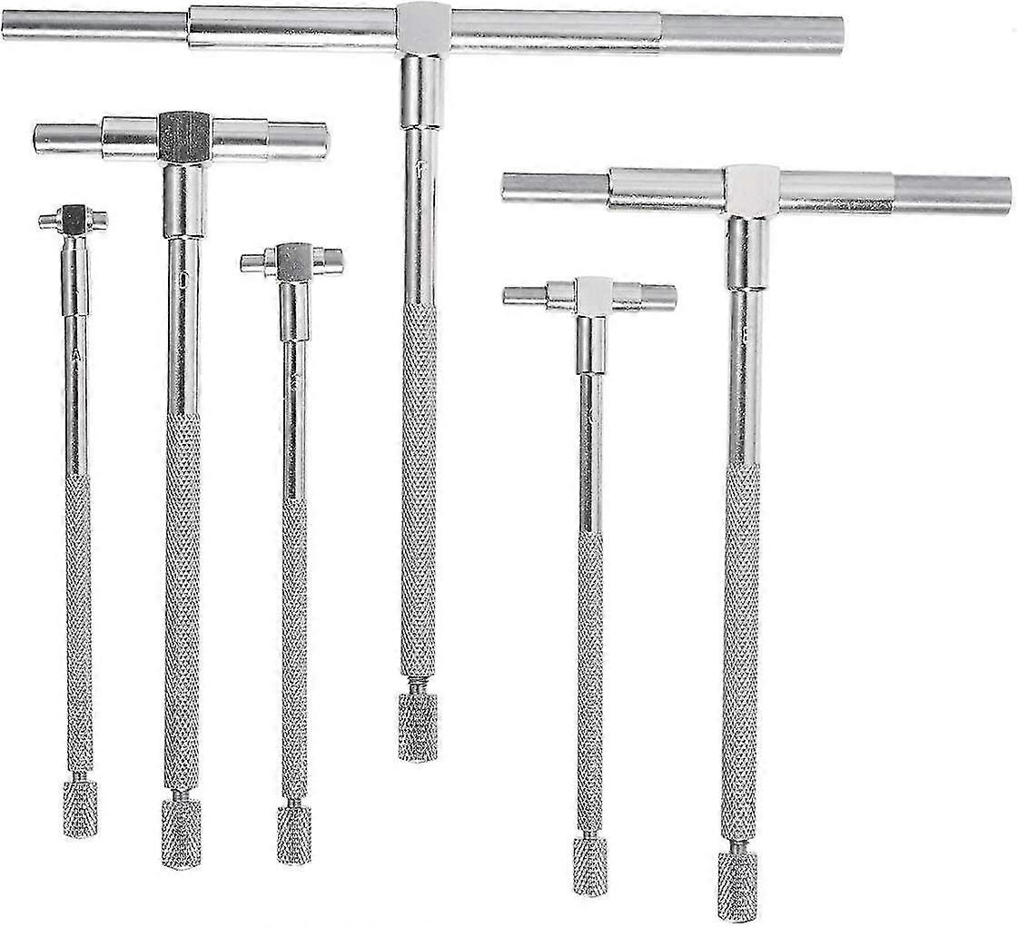 Multitool 6 Pcs Telescopic Mill Set 8-150mm Adjustable Cylinder Inner Diameter Measure Plumbing Tools