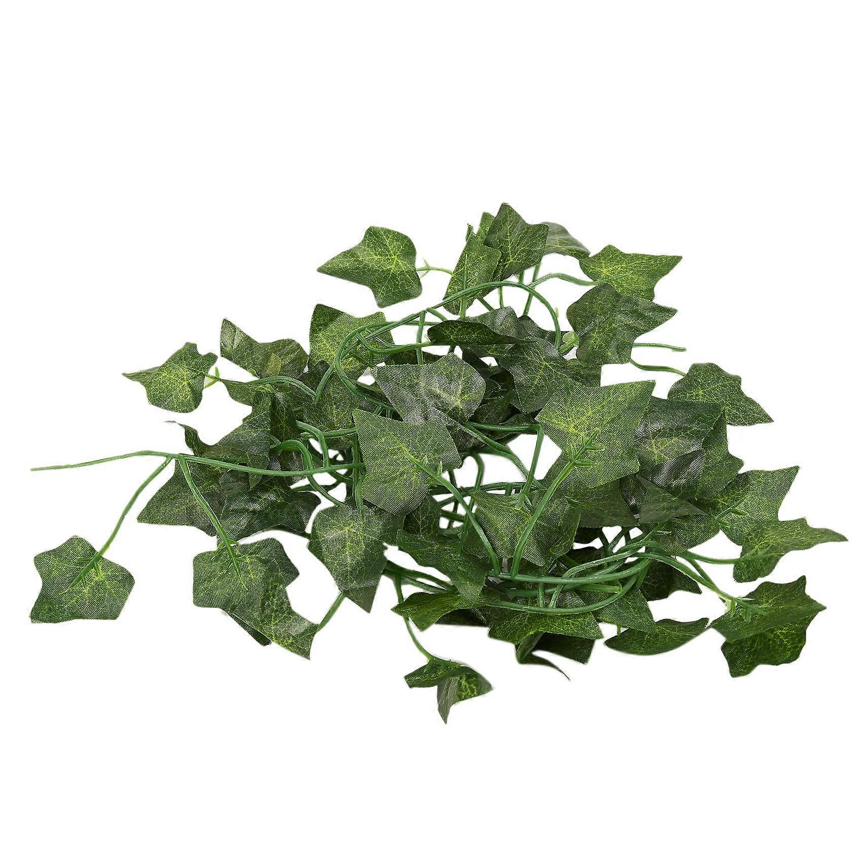 2M Long Artificial Plants Green Ivy Leaves Artificial Grape Vine Parthenocissus Foliage Leaves Home