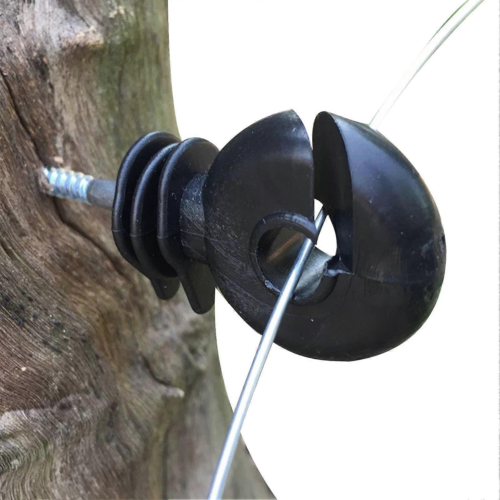 50Pcs Electric Fence Insulators Durable Screw Posts Multi-functional Fence Insulators Post Insulator Accessories For Garden