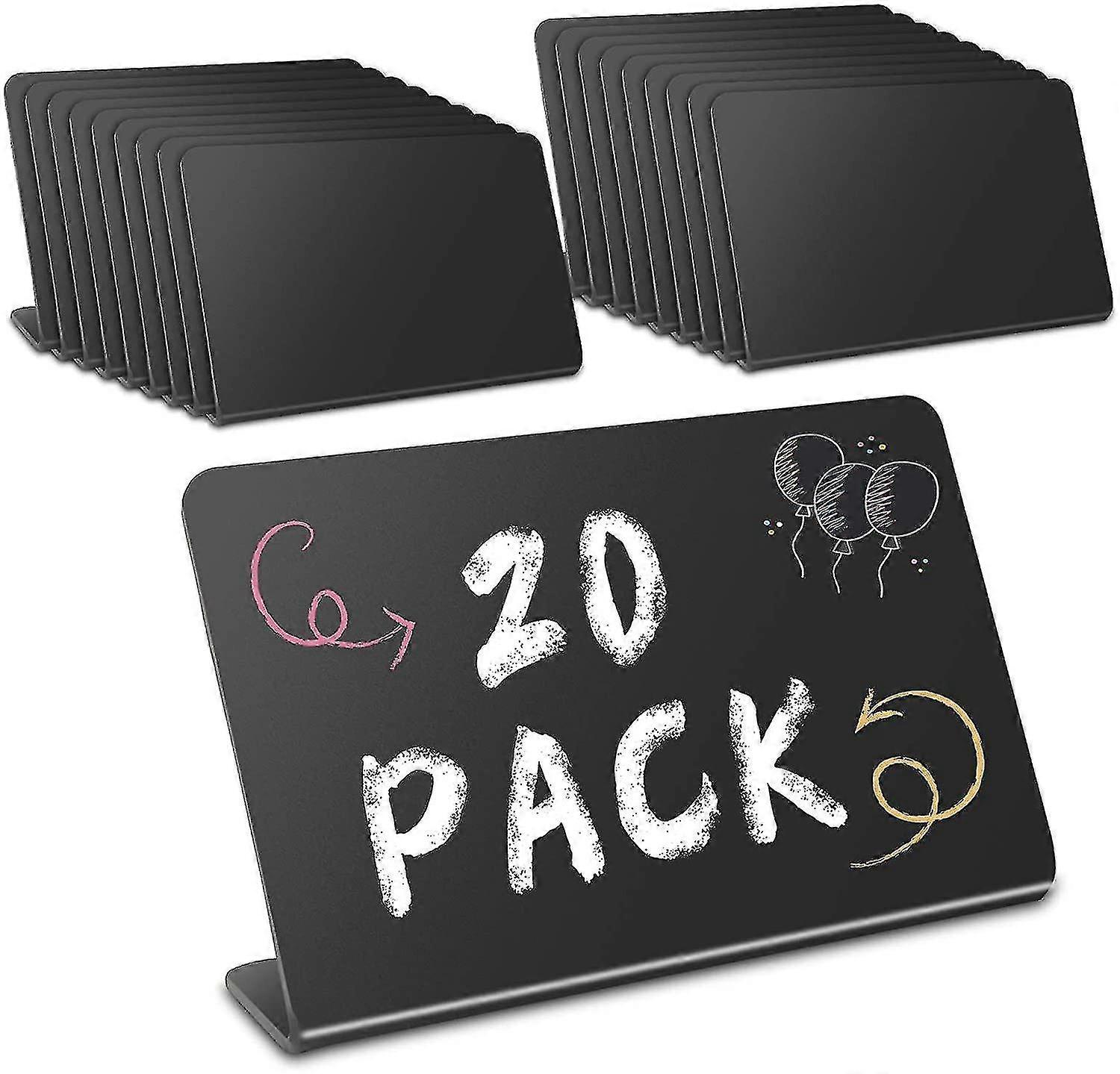 Mini tabule cedule, akryl mini tabule na jídlo, malá zpráva