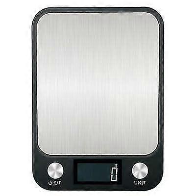 Digital Kitchen Scale - Highly Sensitive & Accurate Measurements, 5 Different Weight Units, Lcd Display With Large Panel, Slim Design, Ideal For Healt