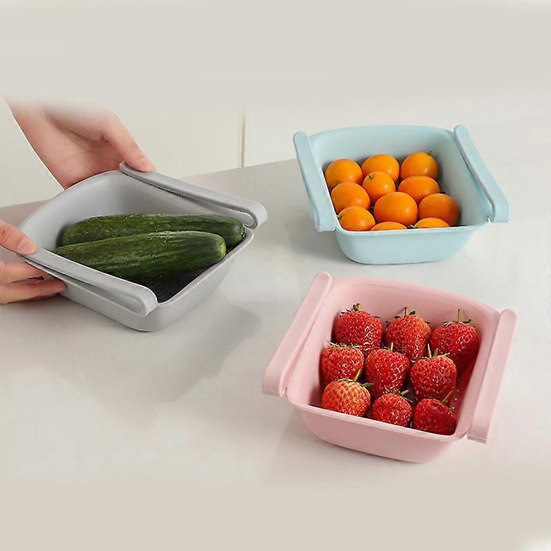Refrigerator Fresh Keeping Storage Rack Pull-out Clapboard Layer Holder Multifunctional Kitchen