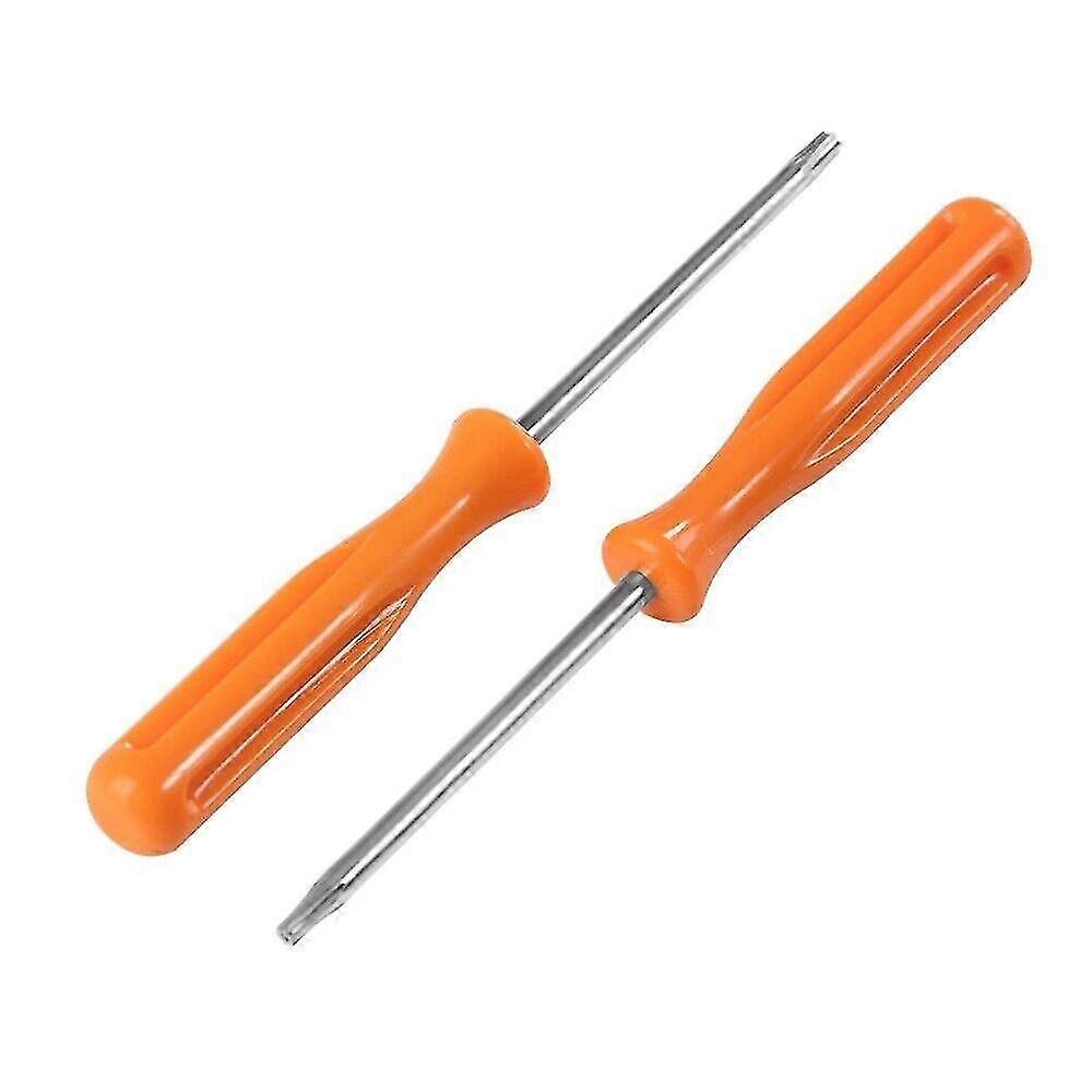 Screwdriver Chrome Vanadium Steel Screwdriver Special Screwdriver Durable. (yellow)(2pcs)