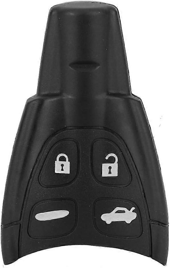 Car Key Shell, 4 Buttons Car Key Shell Replacement Accessories Replacement Remote Key Cover Case for Saab 93 95