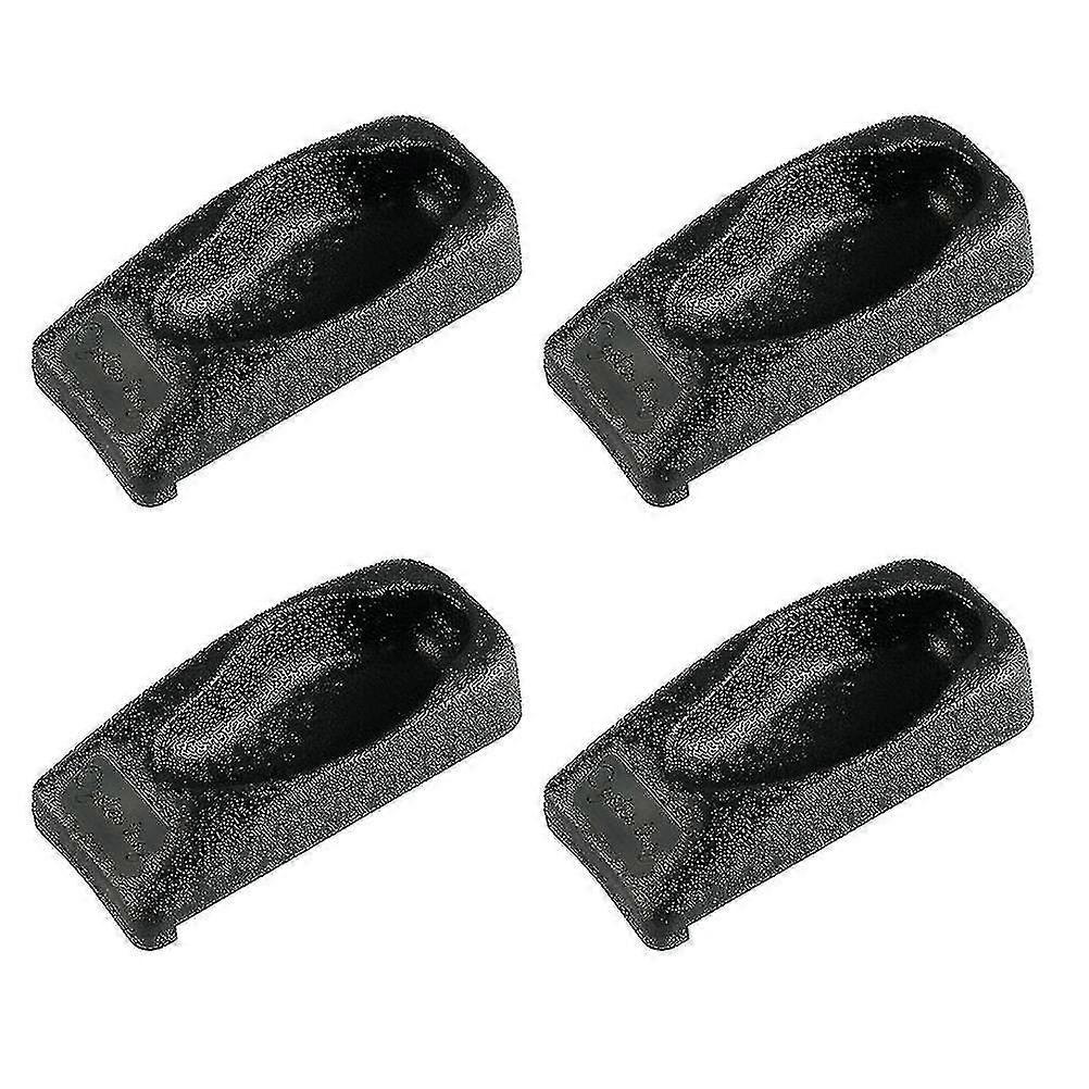 4pcs Practical Oyster Shucking Tools Plastic Kitchen Oyster Holders (black)