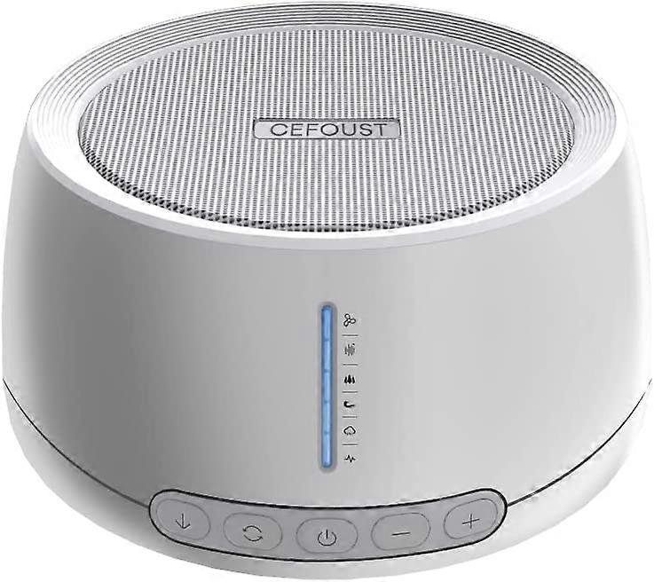 Macchina per il rumore bianco, macchina del suono portatile con 30 suoni rilassanti ad alta fedeltà, timer di spegnimento automatico 36 livelli di regolazione della dimensione audio Sleep Sound Machine per