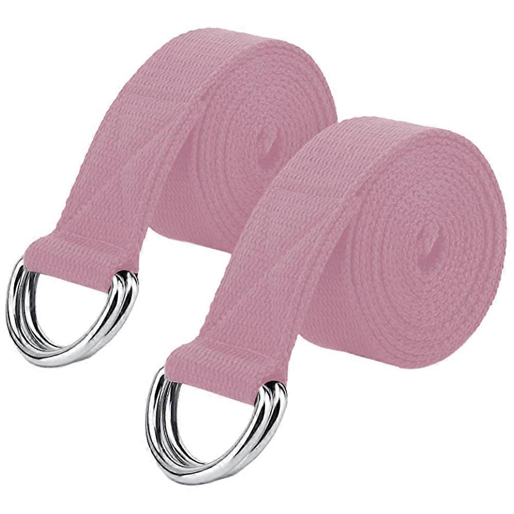 Stretching Exercise Fitness Bands, Made with Durable Cotton Soft with Ring Buckle