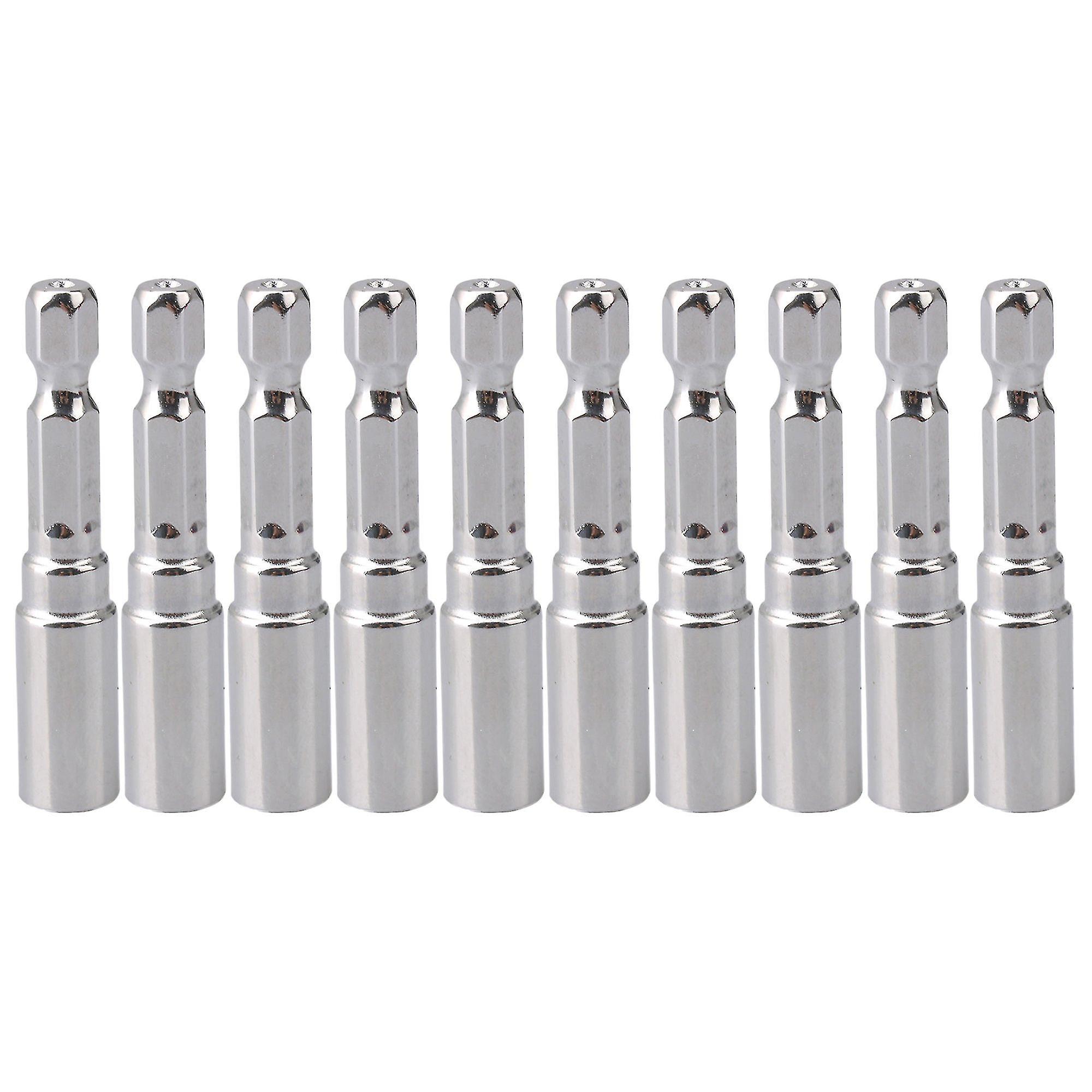 Drum Keys 10pcs Diameter 10mm Silver Alloy Steel Adjusting Drill Bit Drum Keys
