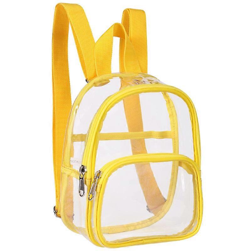 Clear Mini Backpack Stadium Approved, Water proof Transparent Backpack for Work, Security Travel, Concert & Sport Event