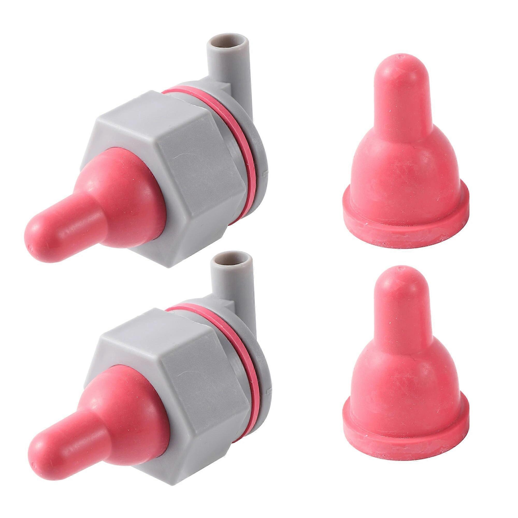 Set Soft Rubber Nipple Sheep Goat Waterer Insulated Nipple for Puppy Dog Pony Calf Intubation Food Grade