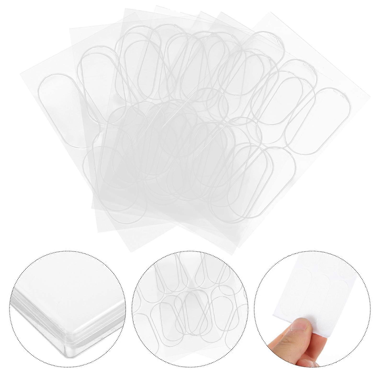 60 Pcs Elf Ear Stickers Corrector Correction Patch Silicone Patches Vertical Tape Cosmetics Ears Primer