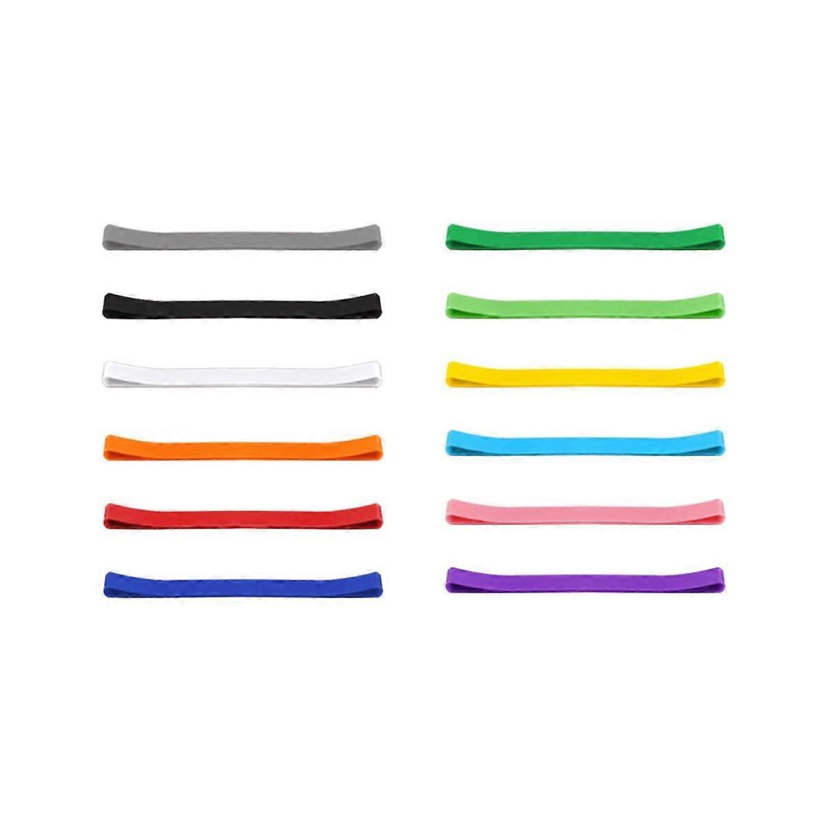 12 Pcs Beach Towel Bands,Elastic Beach Towel Holder,Chair Clips,Multicolor Towel Bands for Beach Ch