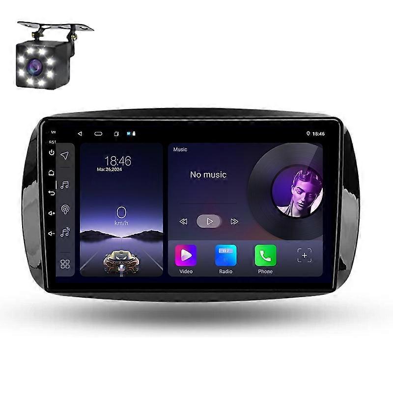 Car Radio Multimedia For Benz Smart Fortwo 3 C453 A453 2014-2020 Video Player Carplay Navigation Aut