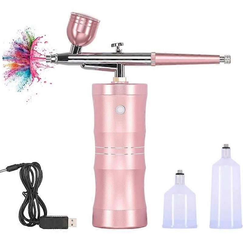 Airbrush Set With Compressor Portable Mini Air Brush Spray Gun With Compressor Kit Single-dual Action Paint Set