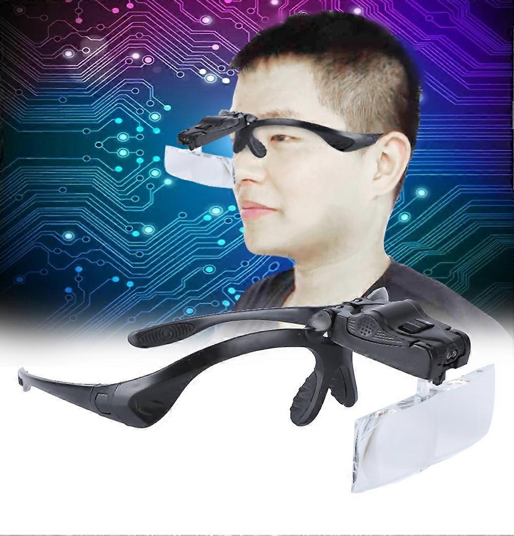 Headset Magnifying Glass with LED Light