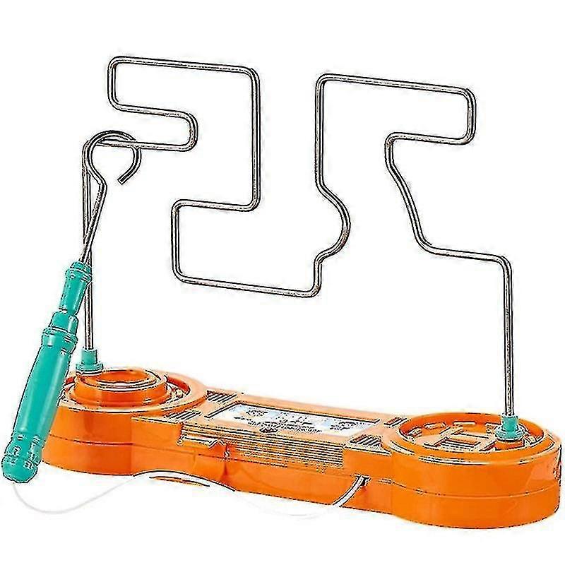 子供の衝突Cai1646のためのオレンジ感電トイタッチ迷路ワイヤーゲーム