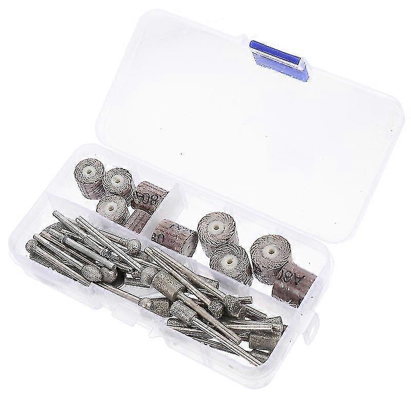 Assorted Color Grinding Wheels & Points 43 Pcs Durable Diamond Point Burr Bits Drill Head