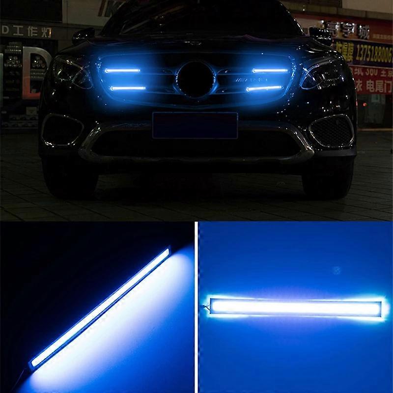 100 Pcs 17cm Waterproof Daytime Running Light COB DRL LED Car Lamp External Lights Auto Universal Car Styling Led DRL Lamp