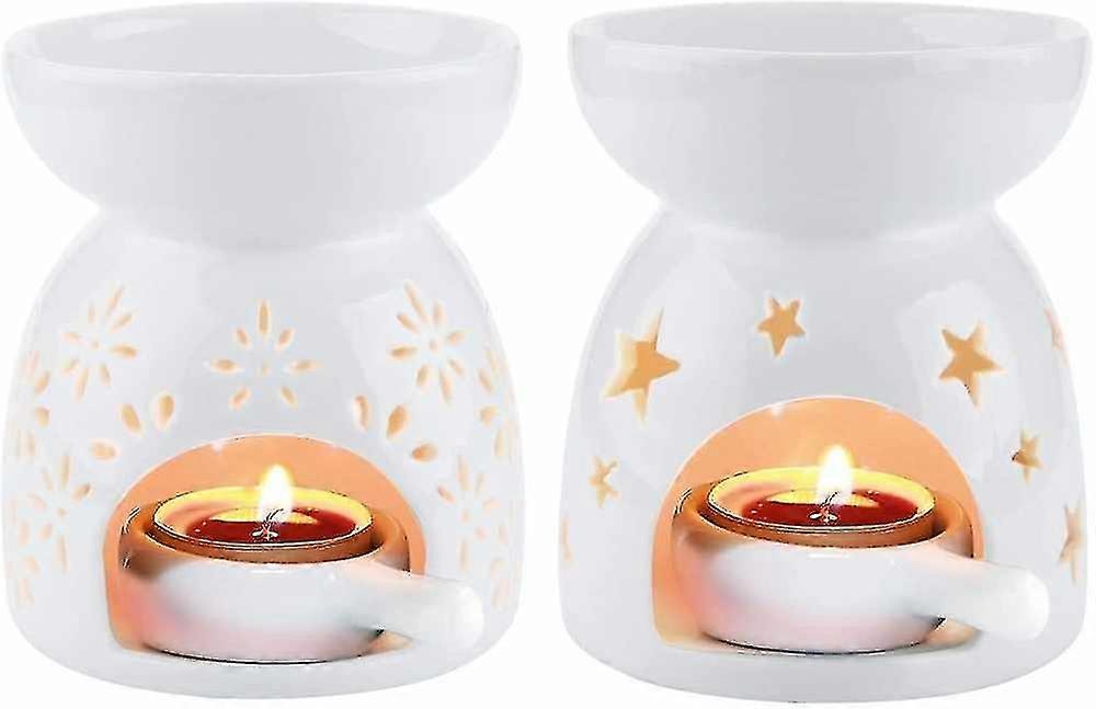 Ceramic Tea Lamp Holder Aromarapy Essential Oil Burner