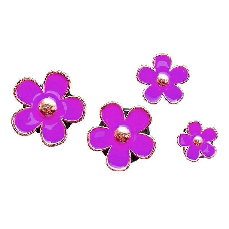50JA 4 pcs parfum diffuseur décor clips créatifs fleur forme bouche désodorisant parfum diffuseur auto accessoires