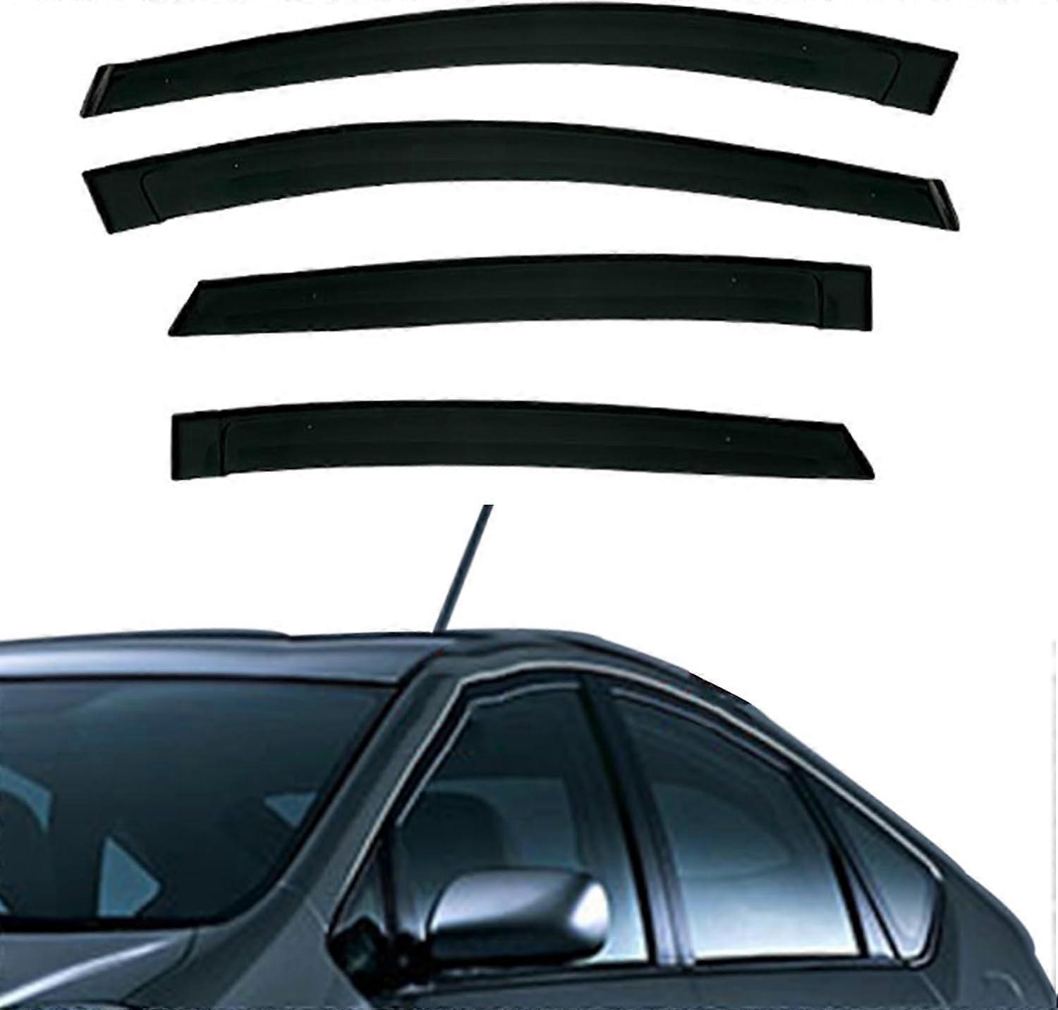 Exquisite Car Window Wind Deflectors for Toyo-ta Prius XW10 1997-2002, Side Windows Rain Shield, Tinted Sun Visor Smoke Protector Guard, Auto Glass Aw