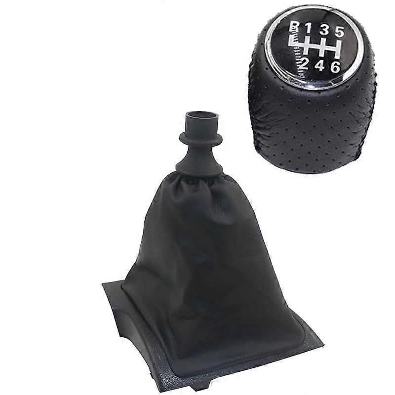 Gear Shift Knob Leather Gaiter Boot Cover Lever Shifter Handle Stick Gaitor For PEUGEOT Boxer 2006-2014