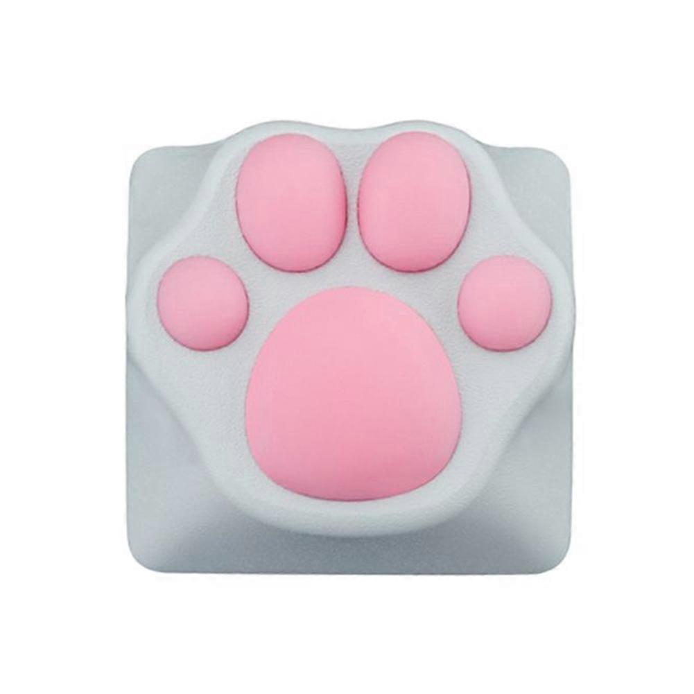 Silicone Artisan Paws Pad Keyboard KeyCaps for Cherry MX Switches Personality Soft Feel Keycap, A