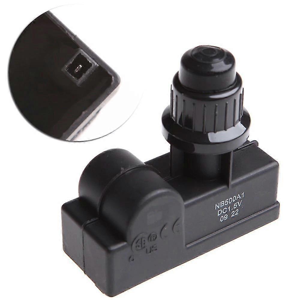 Socket Aaa Battery Push Button Igniter Igniter Bbq Gas Grill Replacement (1 Piece, Black)