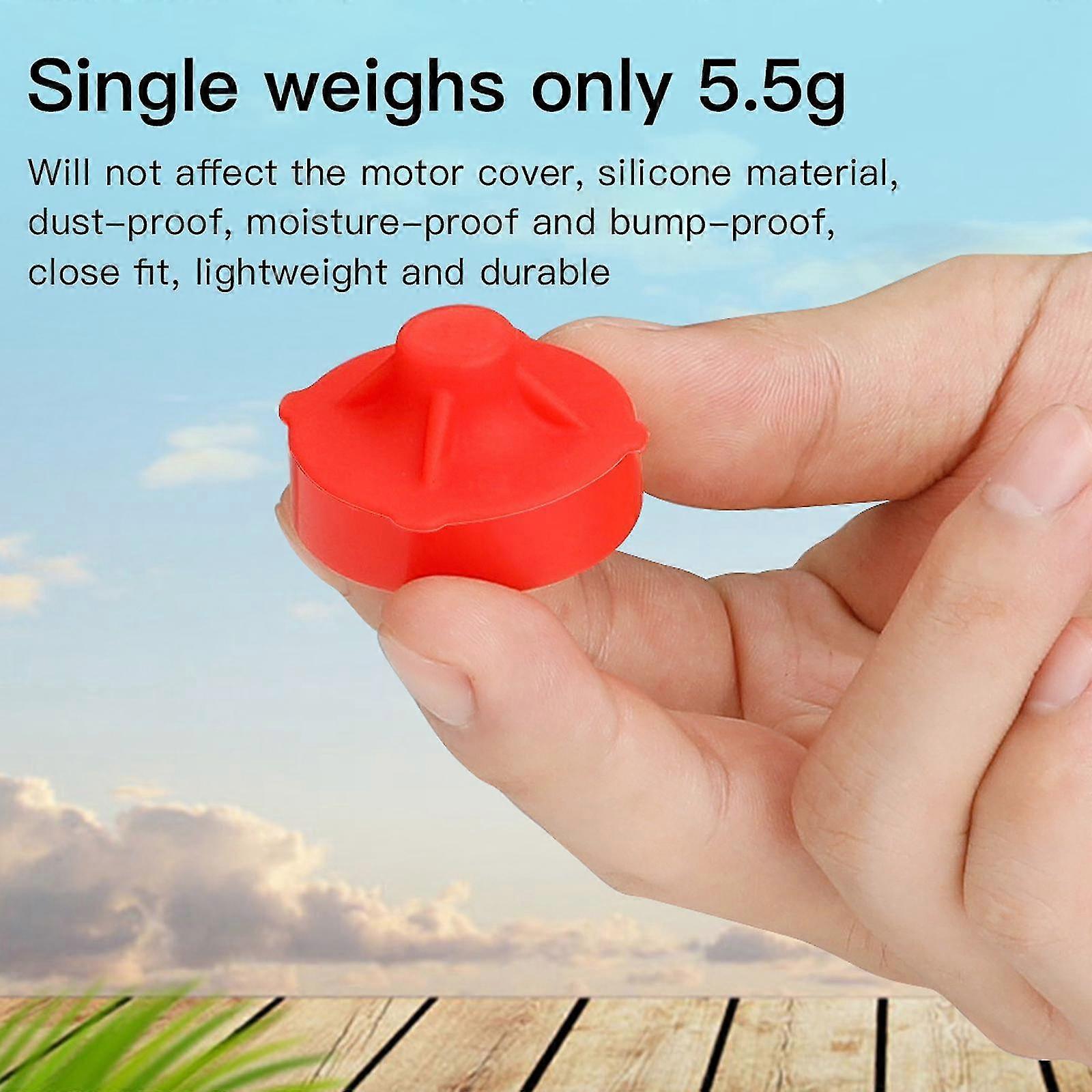 Pack Of 4 Silicone Motor Cover Protective Case Cap For Dji Fpv Drone Engine Protective Accessories Dust-proof Waterproof Moistureproof Protector Parts