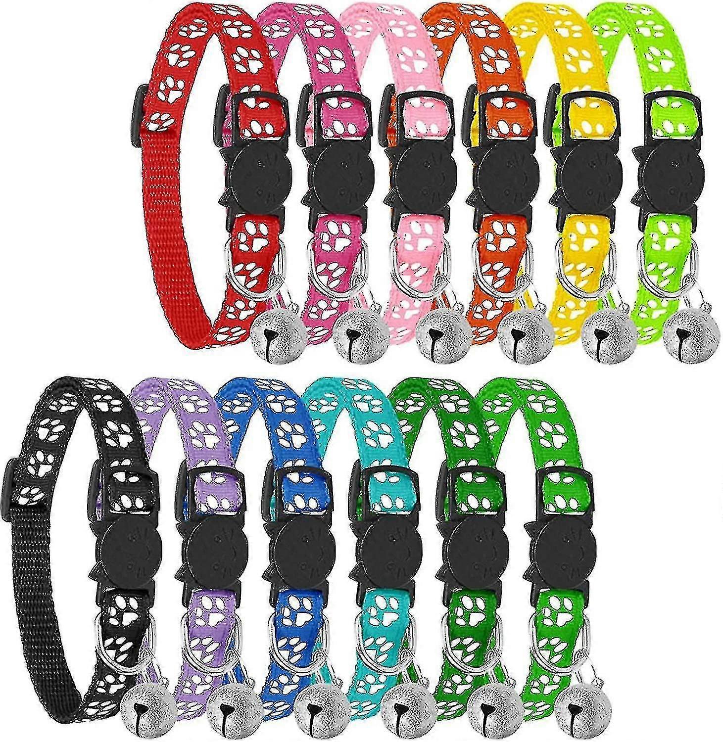 Cat Collar With , Safe Se Cat Collar, Adjable