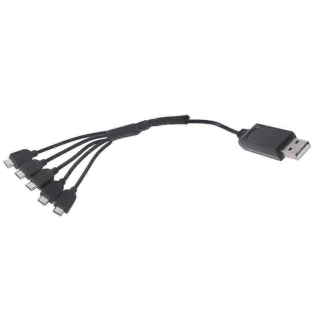 Plástico negro recargable usb cable para E58 / jy019 Quadcopter ligero