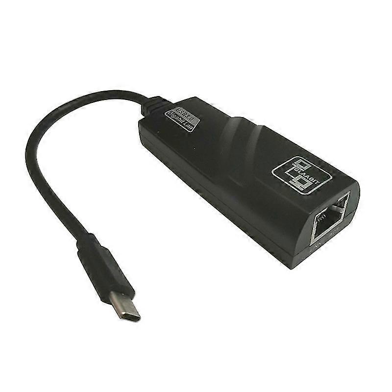 External Wired Usb C Ethernet Adapter Network Card Usb Type-C To Ethernet Rj45
