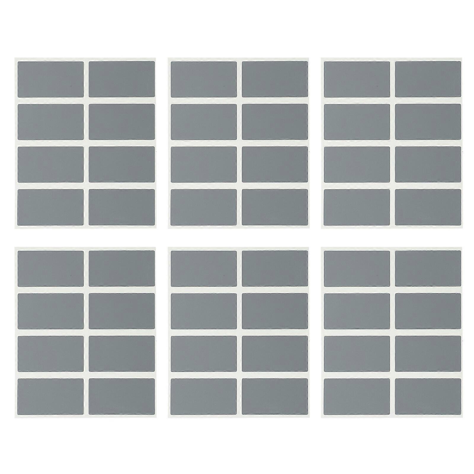 100pcs Rectangular DIY Scratch Off Stickers  Self Adhesive Peel and Stick Labels