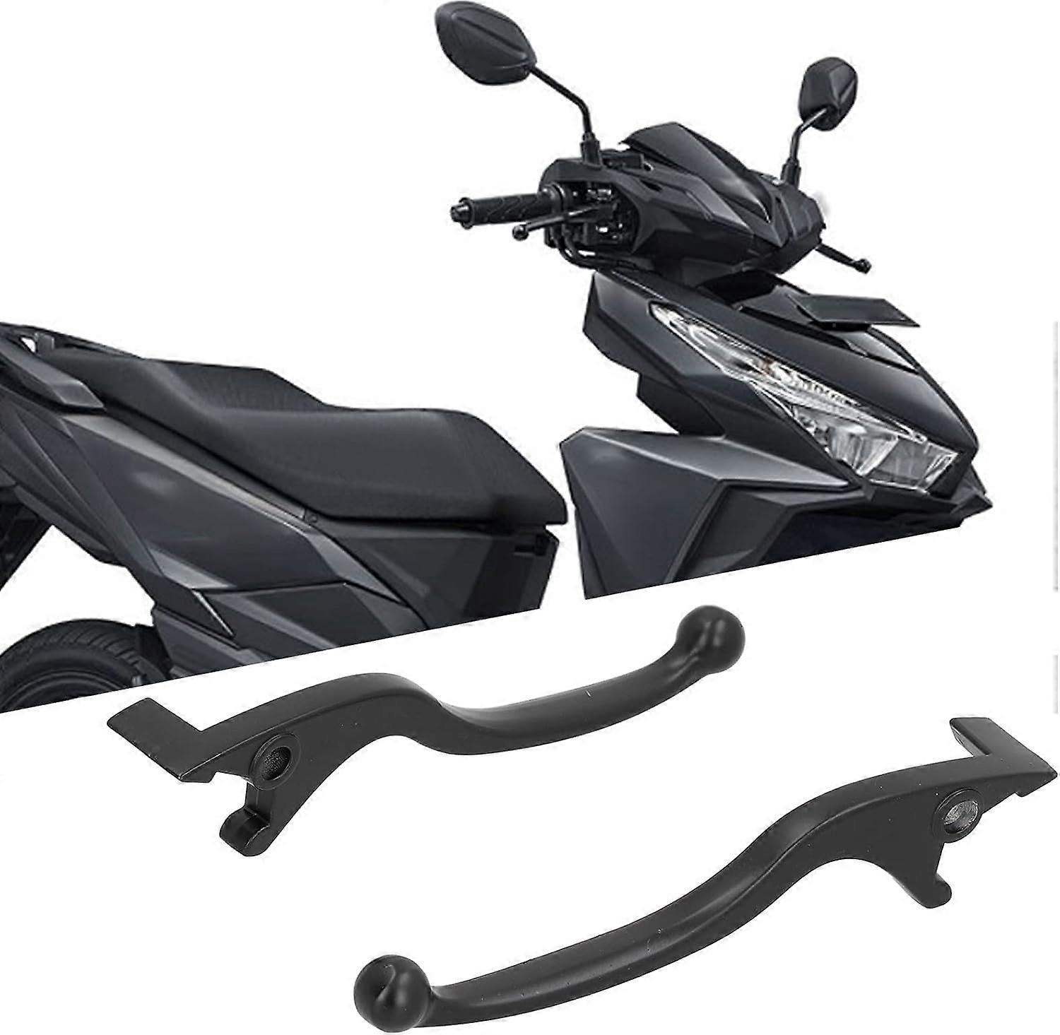 2PCS Aluminum Alloy Brake Handle Levers – Black Replacement For Motorcycle, Moped & ATV Disc Brakes