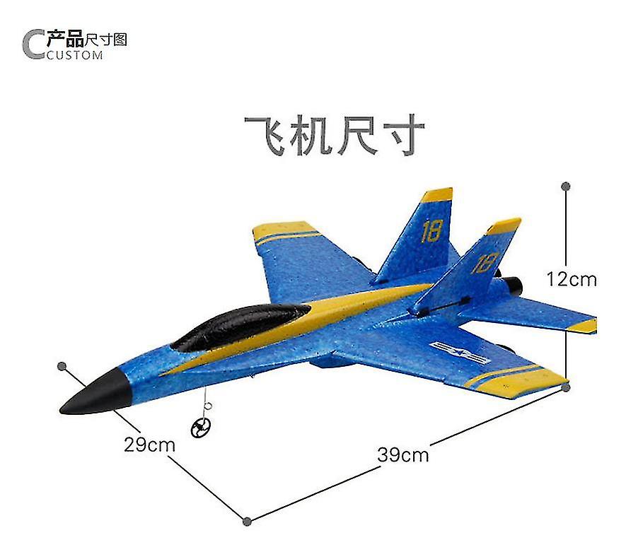 Givuaime RC Flugzeug Mit Licht - Vertikal Startender Jet Mit Anti-Sturz-Technologie Für Anfänger