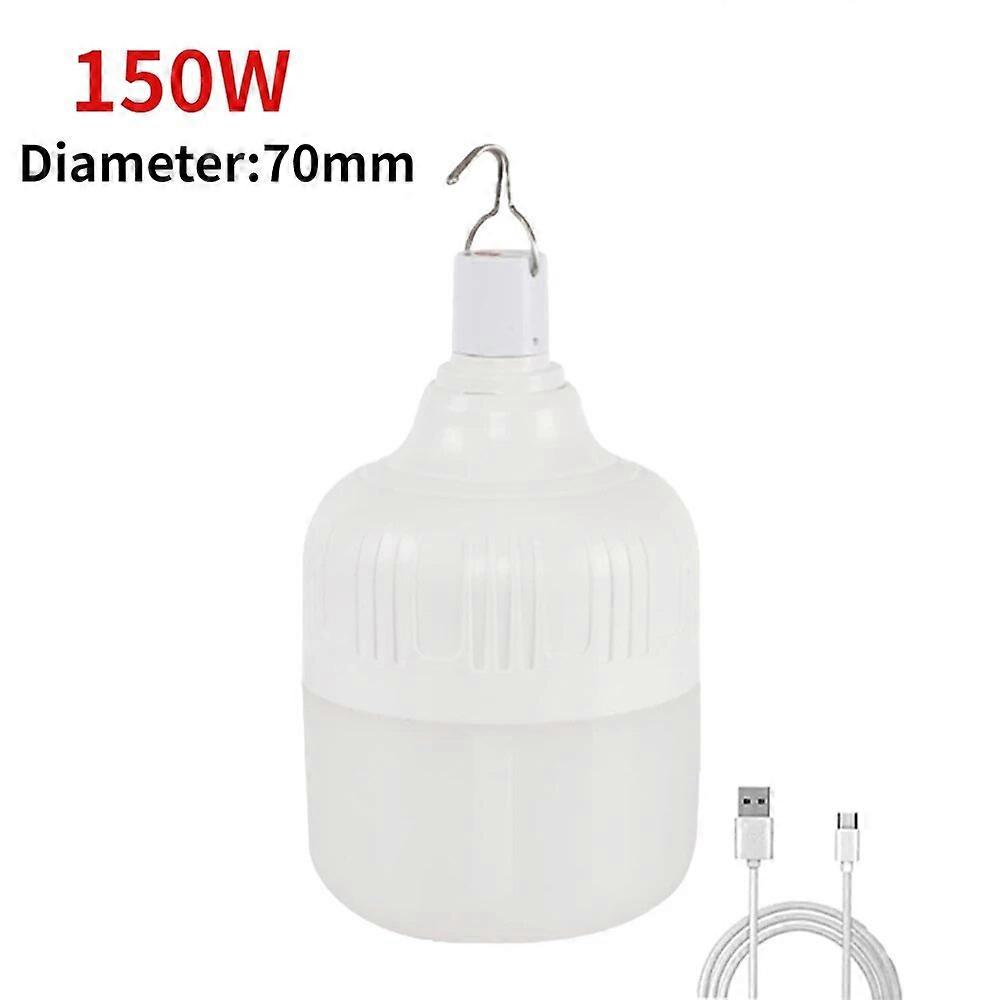 Camping Light USB Rechargeable LED Bulb 5 Modes Hanging Tent Light Portable Emergency Bulb for Garden Outdoor Fishing Camping