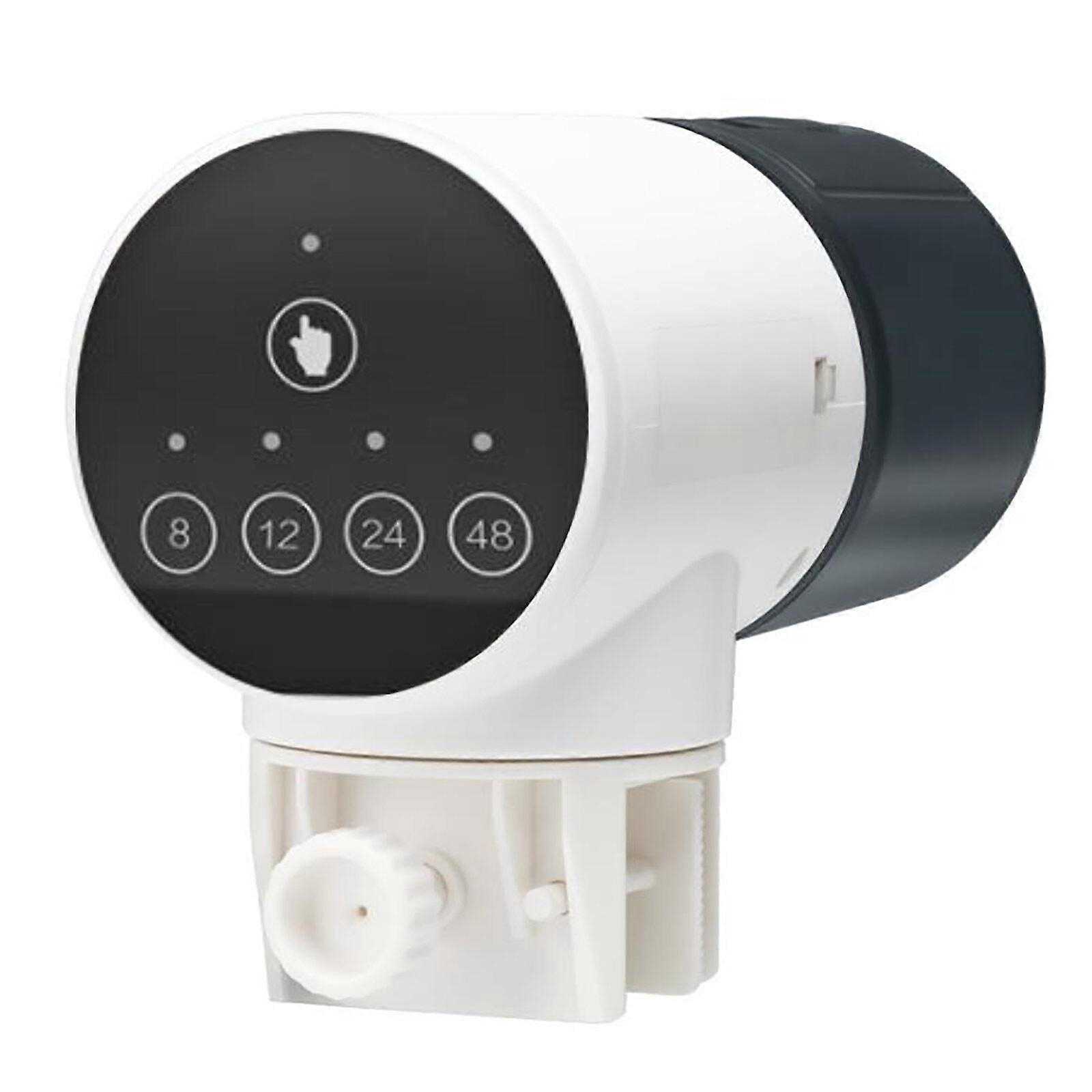 New Arrive Automatic Animal Feeder Electric 360 Degree Battery Powered Button Control Office