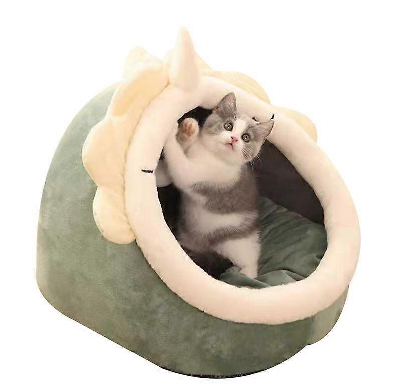 Cat bed for indoor cats puppy washable anti-slip bottom