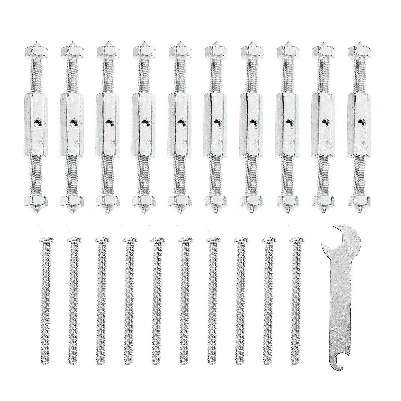 10 Sets Electric Outlets Junction Box Repairer Cassette Repair Device Cassette Screws Switch Box Accessory