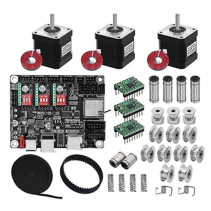 DIY Schreibroboter Mainboard Schrittmotoren Teile V2.2 CNC-Gravierer-Paket