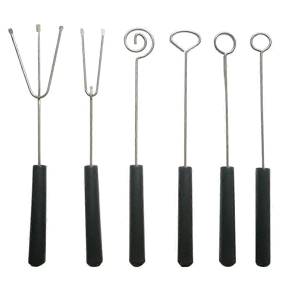 6 PCS Dipping Fork Chocolate Chocolate Dipping Fork Set Baking Fork Chocolate Dipping Fork