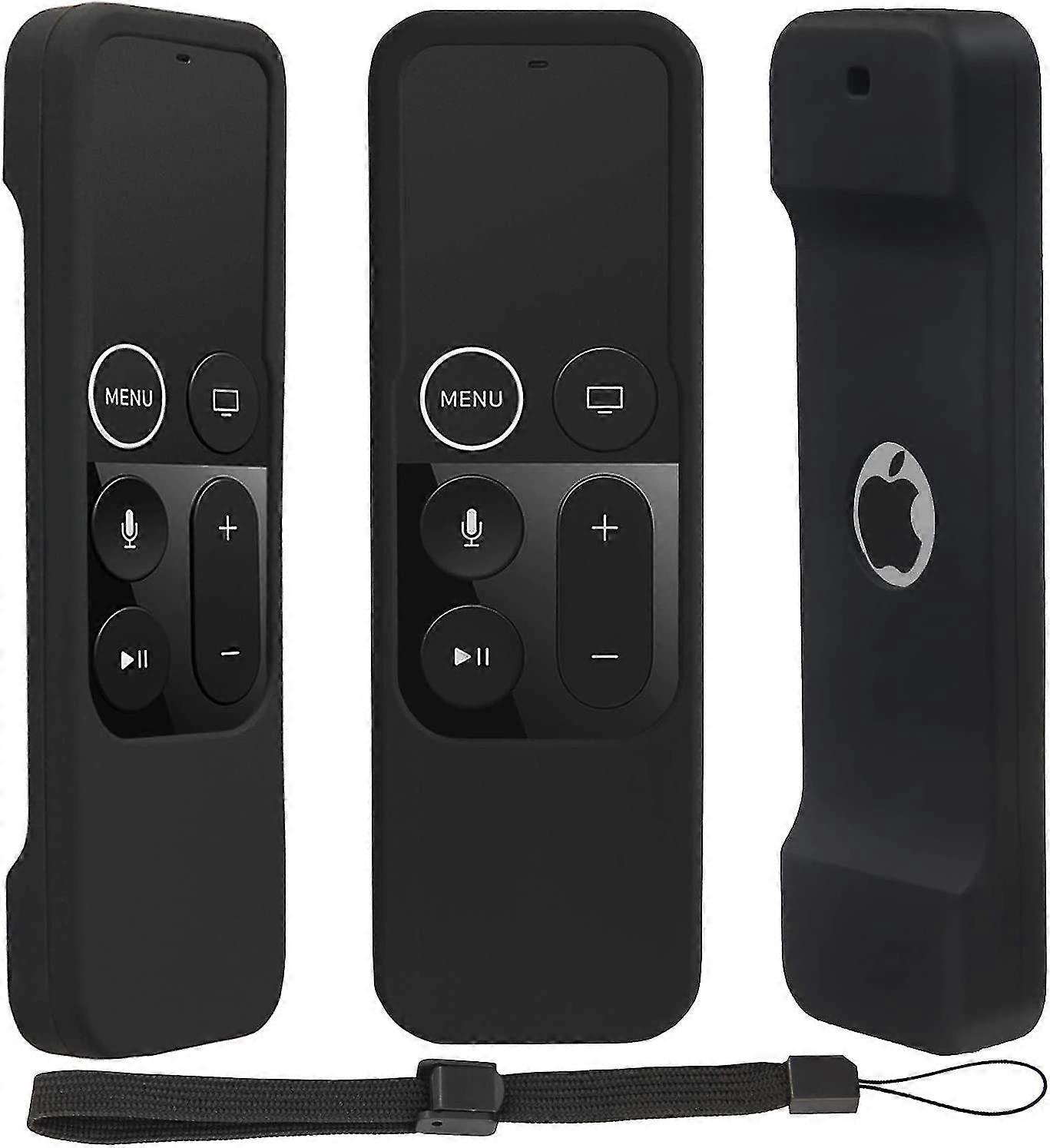 Coque tlcommande συμβατό pour apple tv 4k/4me gnration - housse de protection antidrapante lgre et scurise avec βελονάκια - noir
