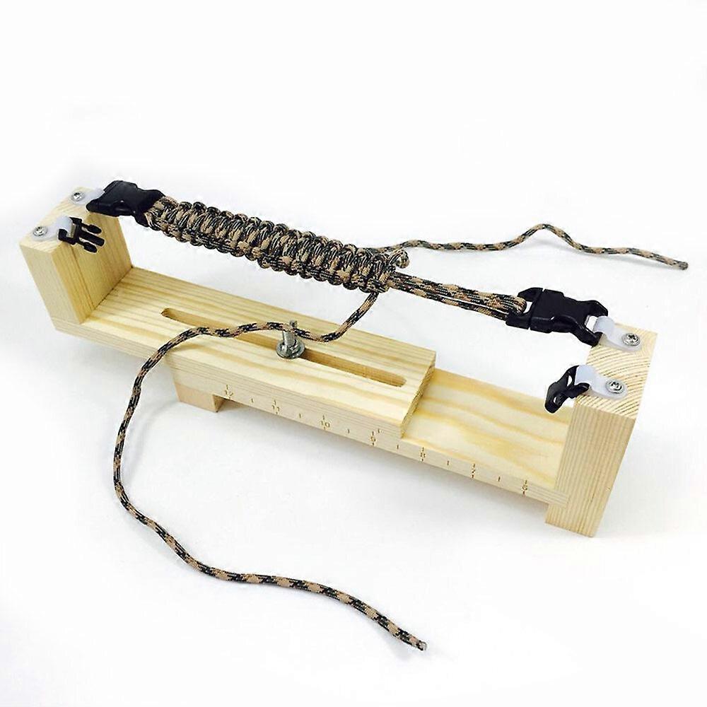 Bracelet Maker, Easy-to-Use and Durable Wooden Tool for Making Customizable Bracelets