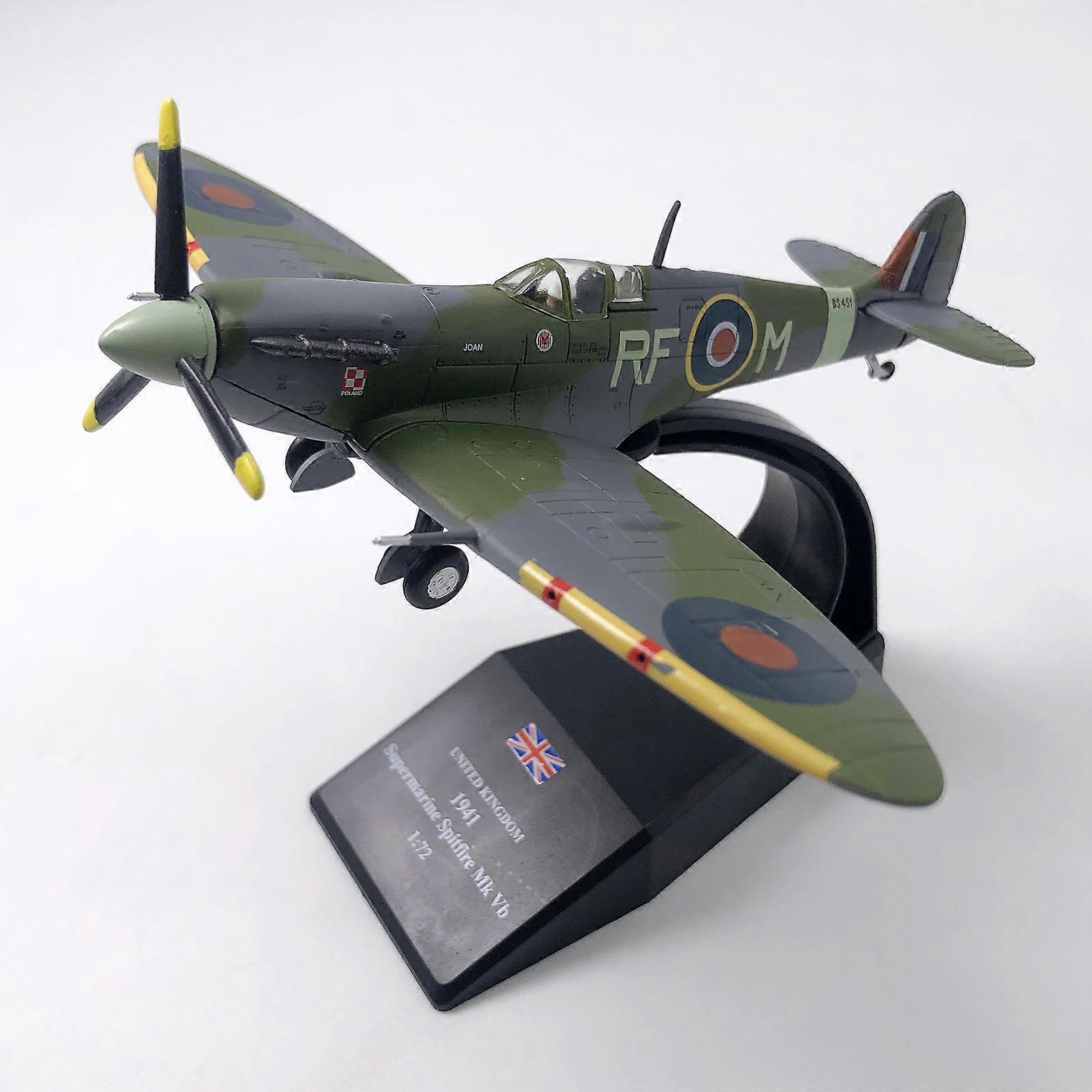 1/72 Scale WWII British Fighter Plane Airplane Diecast Metal Plane
