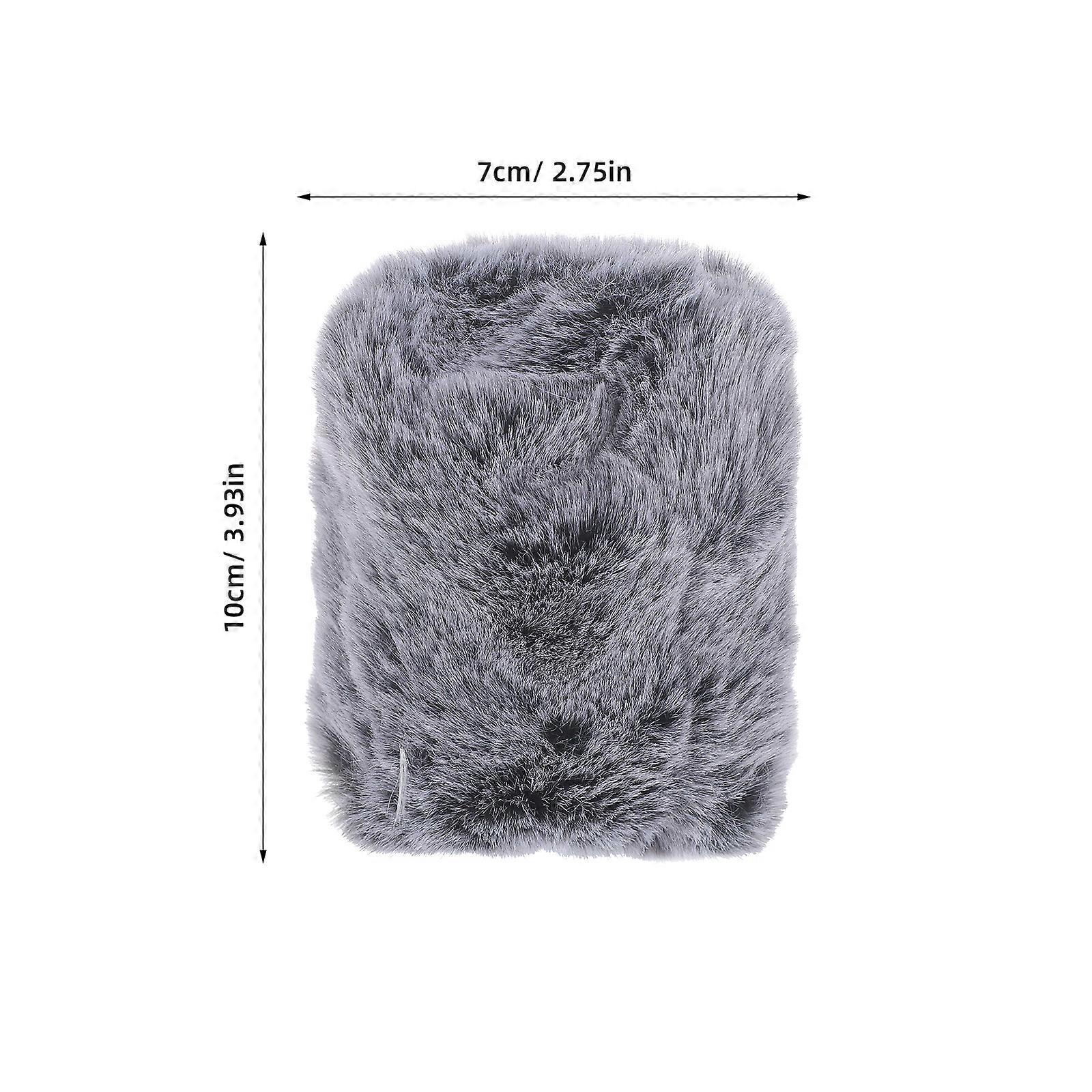 2Pcs Microphone Filter Cover Mic Cover Thicken Microphone Cover Plush Microphone Part Mic Protector