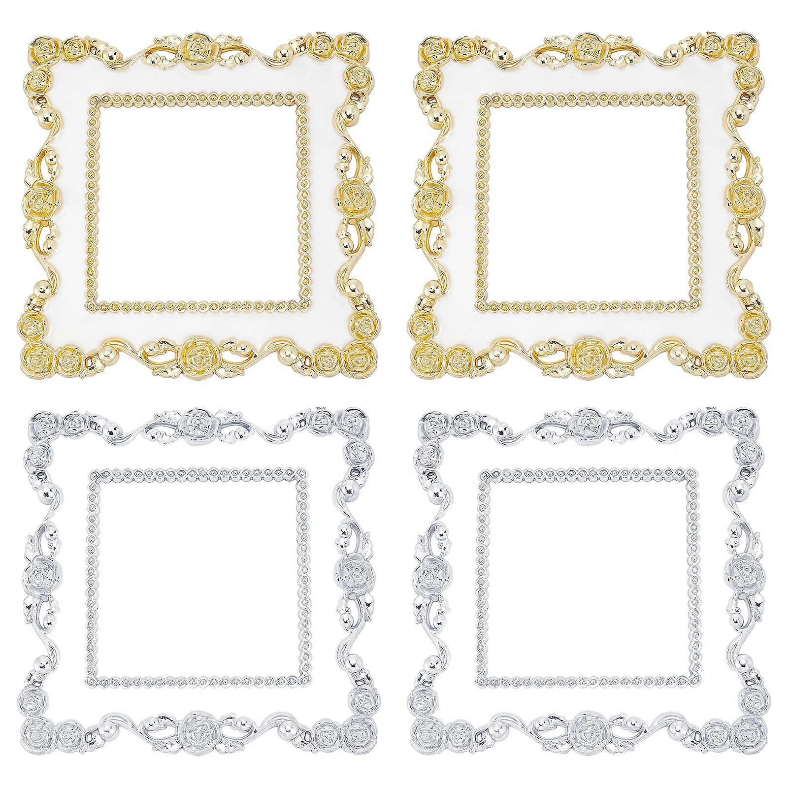 Sets Light Switch Stickers 2 Colors Vintage Square Shape Power Socket Wrap Stickers Switch Wrap Protective Cover