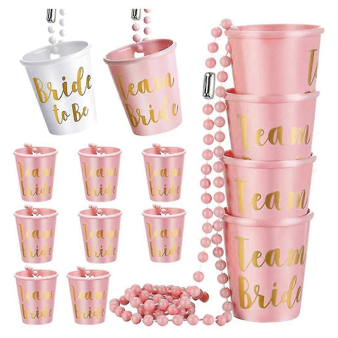 Shot Glasses With Chain, Jga Cups For Hanging, Pack Of 14 Team And Bachelorette Party Cups, Shot Gl