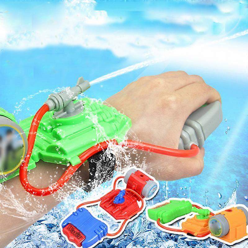 צעצועי אקדח מים כיף לרסס פרק כף יד מוחזק ביד ילדים בחוץ משחק חוף צעצוע לבנים ספורט קיץ אקדח נשק מתנות